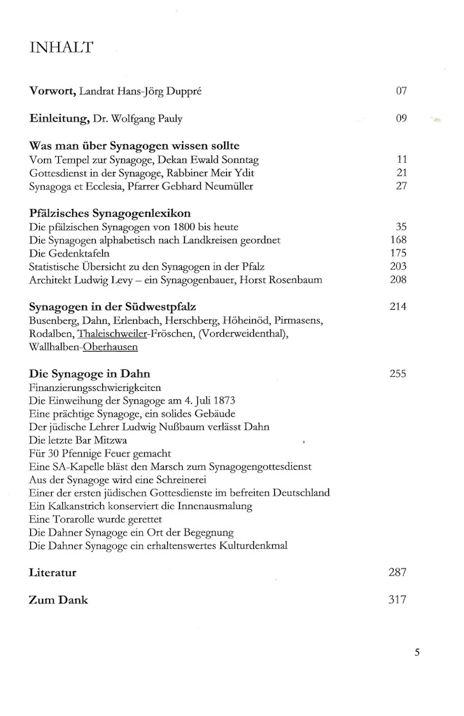 Synagogen in der Pfalz